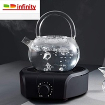 Glass tea boiler electric pottery stove glass kettle flower