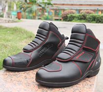Foreign Trade Shoes Motorcycle Shoes Riding Shoes Men Racing Boots Anti-Fall Protection Locomotive Boots All Season Season Waterproof Riding