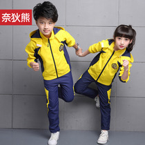 Primary school uniforms for children in school uniforms Childrens clothing fall suit for men and women Casual Suit Kindergarten Long Sleeve Sportswear