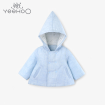 British boys cotton coat coat male baby new clip cotton hooded warm coat cute YRWGJ40111A01