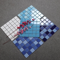 Mosaic crystal tiles All-ceramic floor tiles Wall tiles 300x300 bathroom bathroom bathhouse tiles Swimming pool flash