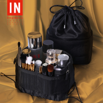 Red cosmetics collection box desktop finishing lipstick red brush dresser skincare shelf lazy pack drawing rope