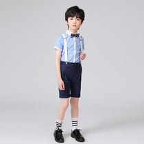 Primary school uniform set Summer boys British College style childrens clothing Childrens chorus performance dress Boy class dress