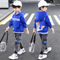 Childrens clothing boy spring clothing suit 2022 new spring fall CUHK boy-boy foreign air children rhyme with two sets of surges