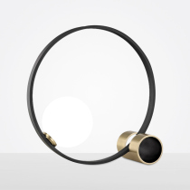 Postmodern creative glass ball hardware Living room Table lamp Art bedside Bedroom designer Table lamp