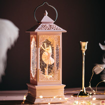 Wind lamp fittings music box eight-sound box girl light luxury birthday gift girl ballet dance and dance crystal lamp cure