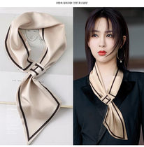 Silk scarves womens summer thin Joker spring and autumn scarves ladies scarf fashion scarves narrow long scarves