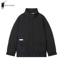 Polo Sport leads a short mens down suit in autumn 2022 new street current bread coat