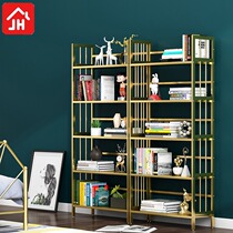 Iron simple bookshelf childrens bookcase floor living room shelf office economy simple storage cabinet picture book rack
