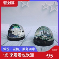 A002 large new helmet building pen insert town creative desktop stationery office ornaments