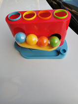 Export big-name baby early education monteshi teaching aids percussion playing ball double slide knock table playing table