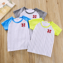 Boys short sleeve T-shirt children summer thin quick dry top boy half sleeve New Wild Sports Leisure T-shirt tide tide