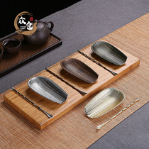 Tea lotus tea Japanese Kung Fu tea accessories Tea ceremony Zen tea art Tea spoon Tea drinking tea tools Tea dial