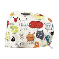 Surgery Cap Woman Pure Cotton Nurse Cute Oral Doctor Cap Male Tightness Printed Thin Surgical Room Physician