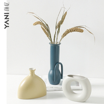 Nordic modern creative vase ornaments Living room flower arrangement Home desktop wine cabinet Turkish ins hand-made small vase
