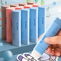 Del glue stick solid glue high viscosity transparent manual strong solid glue for students children kindergarten 21G handmade diy portable non-toxic creative large capacity adhesive office stationery