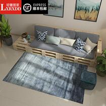 LXRXDD Light Luxury Nordic Modern in Living Room Bedroom Tea Several Carpet Color Carpet Network Red Into the same door