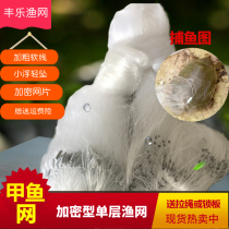 Add coarse single layer fishing net sink mesh Silk net 8 10 refers to the high school turtle nets Old turtle carp Big fish