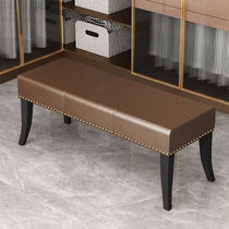Nordic Shoe Changing Bench Fashion Light Lavish Fitness Room Lounge Bench Dressing Room Bench Bed Tailstool Rectangular Sofa Stool
