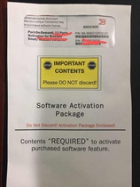 Brocade 6505 Original Upgrade Package(License 12 16G modules)