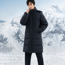 Approvers new sports training cotton suit with long style male basketball windproof upright collar with cap warm thickened jacket Quick