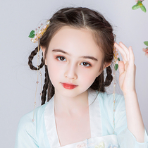 Girls ancient style Hanfu accessories headwear children Chinese style super fairy hair accessories hair hairpin little girl ancient dress hairclip hairpin hairpin hairpin