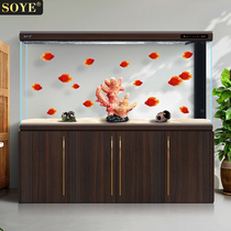 Sou Yi Yin-chute Large 2023 New Light and Extraordinary Eco-Smart Aquarium Box Fall Story Wind