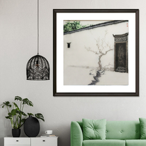 Ingenuity Su embroideryJiangnan water rhyme Home decoration hanging painting embroidery silk