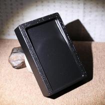 Square Inkstone Bench Natural Original Stone Vin Room Four Treasures Dragon Veins Venus Ink Stone Ink Stone Practical Calligraphy Vegetarian Ink Stone Box Packaging