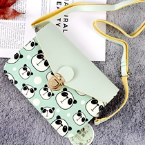 Panda shoulder bag envelope bag New all one shoulder small bag hand carry pup skin flap vertical horizontal women bag backpack