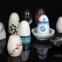 Barbecue seasoning bottle Ceramic seasoning jar Sealed moisture-proof sprinkler bottle Pepper salt powder seasoning bottle Seasoning box set