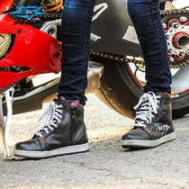 SWEEP Sandy Motorcycle Lady Riding Boots All Season Racing Waterproof Knight Shoes Anti-Fall Road High Helper Shoes