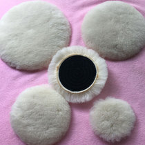 Polished sheep wool ball wool wheel car beauty beating wax mirror sponge cloth wheel pneumatic felt wheel 2 3 4 5 inches