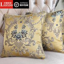 LXRXDD light luxury home European sofa large cushion in wind cushion office waist pillow on the bedside of the bed