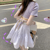 2019 New Slim Short High Waist Ice Silk Jacket