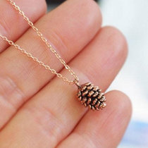 Brief Fashion Pine Son Necklace Pop Item Accessories Pinewood Item