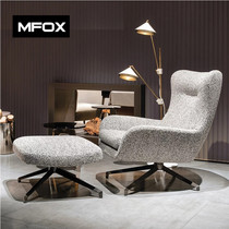 Simple modern designer leisure sofa recliner Living room sample room single sofa chair Nordic fashion single chair