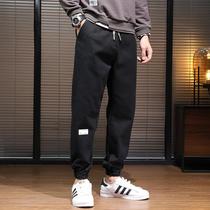 Boomer Yu Wenle Jeans Men Loose Fall Hallen Day Ensemble Big Code Casual Black Bunches Leggings Pants