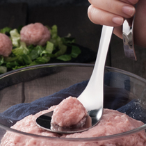 YSJ stainless steel meatball maker 304 meatball scoop device fishball mold manual meatball artifact