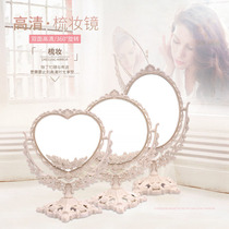 Anoubi Makeup Mirror Beauty HD Dormitory Eu Style Mirror Dresser Womens Net Red Mirror Bathroom Makeup Mirror