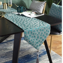 Lebanese tableflags luxurious luxury luxury new Chinese style household long tablecloth living room bucket cabinet cover