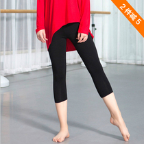 Dance Pants Yoga Beats Bottom Seven pants Thunderpants Thunderpants Fitness Pants Gymnastics Training Suit Black Body Bodysuit Pants Woman