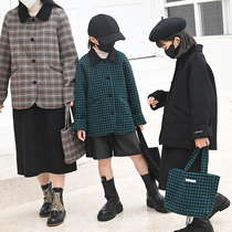 Childrens Fall Clothing Costume Children Short Fall Fall Wool Costume Boys and Girls Mothers Clothes