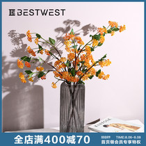 BEST WEST horseshoe fruit simulation bouquet decoration Living room table floral decoration fake flower decoration decoration