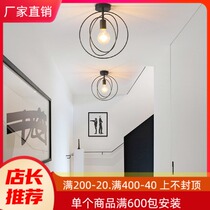Nordic star ceiling lamp corridor aisle porch Creative led bulb cloakroom light luxury home lighting Net Red