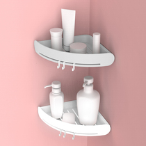 Bathroom shelf Bathroom triangle wall-mounted toilet toilet plastic punch-free bathroom sink storage