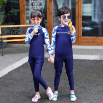 Children Swimwear Boy Girl Split Sunscreen Long Sleeve Long Pants Anti Cold Speed Dry Beach Surfing Beach Diving Suit