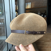 Tide brand 2021 spring and summer new sunshade Sun Star octagonal hat female Korean version of wild duck tongue hat beach straw hat tide