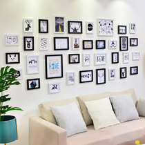 Photo wall decoration 7-inch photo frame hanging wall creative combination photo album Wall living room non-perforated wall light luxury diy frame