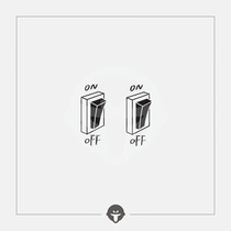 Change @ becme tattoo sticker waterproof male durable open key black and white personality creative star GD same model